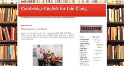 Desktop Screenshot of cambridgeklang.blogspot.com