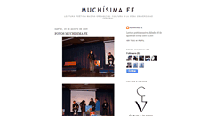 Desktop Screenshot of muchisima.blogspot.com