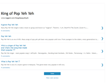 Tablet Screenshot of kingofpopyehyeh.blogspot.com