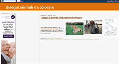 Desktop Screenshot of disegnianimalidacolorare.blogspot.com