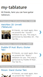 Mobile Screenshot of my-tablature.blogspot.com
