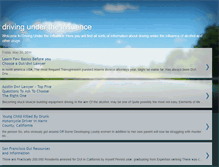 Tablet Screenshot of drivingundertheinfluence-downey.blogspot.com