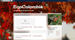 Desktop Screenshot of ecoturismoencolombiapoli.blogspot.com