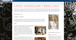 Desktop Screenshot of missmissouriteenusa2011.blogspot.com