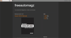 Desktop Screenshot of freeautomagz.blogspot.com