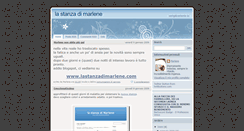 Desktop Screenshot of lastanzadimarlene.blogspot.com