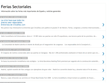 Tablet Screenshot of feriassectoriales.blogspot.com