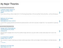 Tablet Screenshot of mymajortheories.blogspot.com