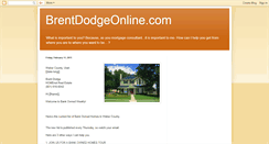 Desktop Screenshot of brentdodgeonline.blogspot.com