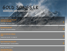 Tablet Screenshot of goldsongslk.blogspot.com