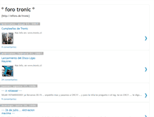 Tablet Screenshot of foro-tronic.blogspot.com