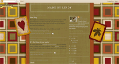 Desktop Screenshot of madebylindy.blogspot.com