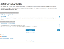 Tablet Screenshot of abfallwirtschaftkritik.blogspot.com