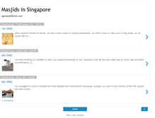 Tablet Screenshot of masjidsg.blogspot.com