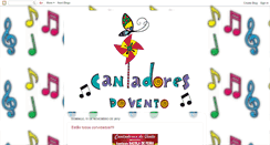 Desktop Screenshot of cantadoresdovento.blogspot.com