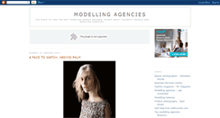 Desktop Screenshot of modelling-agencies.blogspot.com