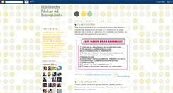 Desktop Screenshot of habilidadesbasicasdelpensamiento.blogspot.com