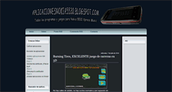 Desktop Screenshot of aplicacionesnokia5530.blogspot.com