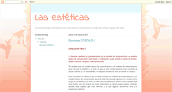 Desktop Screenshot of lasesteticas.blogspot.com