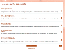 Tablet Screenshot of home-security-essentials.blogspot.com