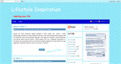 Desktop Screenshot of lifestyle-inspiration.blogspot.com