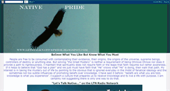 Desktop Screenshot of letstalknativepride.blogspot.com