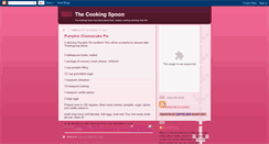 Desktop Screenshot of cookingspoon.blogspot.com