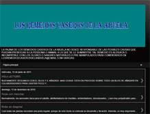 Tablet Screenshot of losremedioscaserosdelaabuela.blogspot.com