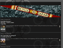 Tablet Screenshot of bicyclesafari.blogspot.com
