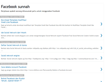 Tablet Screenshot of facebook-sunnah.blogspot.com