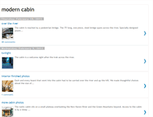Tablet Screenshot of moderncabin.blogspot.com