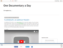 Tablet Screenshot of onedocumentaryaday.blogspot.com