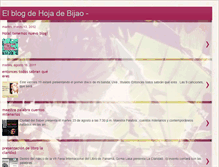 Tablet Screenshot of hojadebijao.blogspot.com