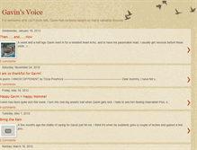 Tablet Screenshot of gavins-voice.blogspot.com