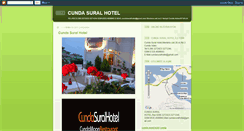 Desktop Screenshot of cundasuralotel.blogspot.com