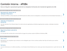 Tablet Screenshot of comisioninterna-fiuba.blogspot.com