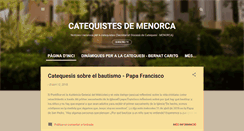 Desktop Screenshot of catequistesmenorca.blogspot.com