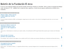 Tablet Screenshot of fundacion-elarca.blogspot.com