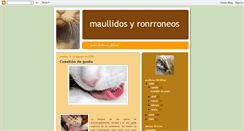 Desktop Screenshot of maullidosyronrroneos.blogspot.com