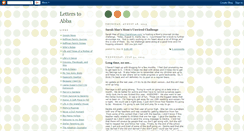Desktop Screenshot of letterstoabba.blogspot.com