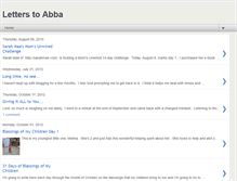 Tablet Screenshot of letterstoabba.blogspot.com
