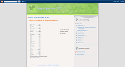 Desktop Screenshot of egresadosalvear2007.blogspot.com