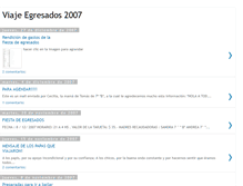 Tablet Screenshot of egresadosalvear2007.blogspot.com