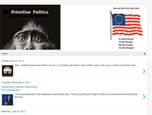 Tablet Screenshot of primitivepolitics.blogspot.com