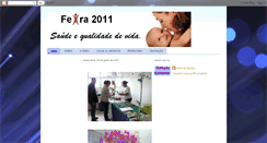 Desktop Screenshot of feiradasaude2011.blogspot.com