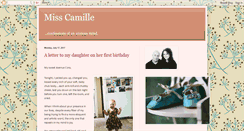 Desktop Screenshot of misscamillesthoughts.blogspot.com