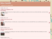 Tablet Screenshot of misscamillesthoughts.blogspot.com