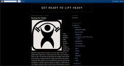 Desktop Screenshot of getreadytoliftheavy.blogspot.com