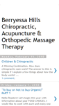 Mobile Screenshot of mychirospa.blogspot.com