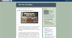 Desktop Screenshot of oneforkonespoon.blogspot.com